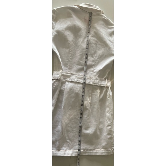 Solid & Striped Safari White‎ Denim Mini Dress Size Medium New - Picture 10 of 12